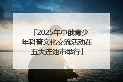 2025年中俄青少年科普文化交流活动在五大连池市举行