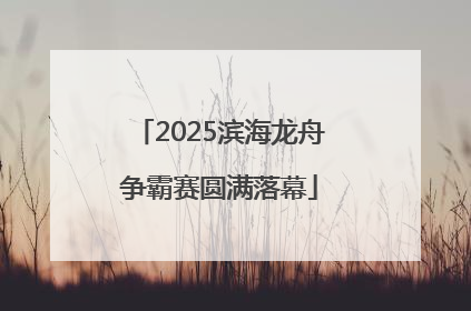 2025滨海龙舟争霸赛圆满落幕