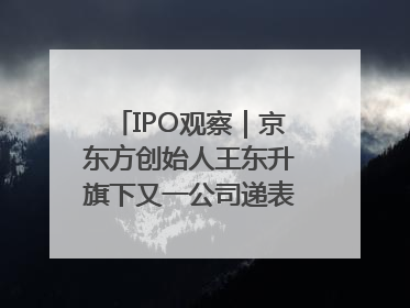 IPO观察｜京东方创始人王东升旗下又一公司递表，3年亏损近50亿元，近8成收入来自同一客户